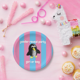 Mein Freund, der Pinguin, die Personalisierten Tel Pappteller