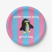 Mein Freund, der Pinguin, die Personalisierten Tel Pappteller (Vorderseite)