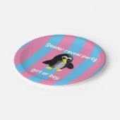 Mein Freund, der Pinguin, die Personalisierten Tel Pappteller (Schrägansicht)