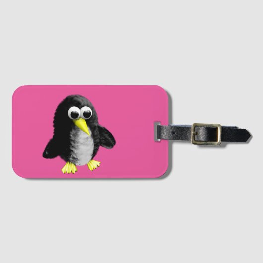 Mein Freund, der Pinguin Gepäckanhänger (Vorderseite (Horizontal))