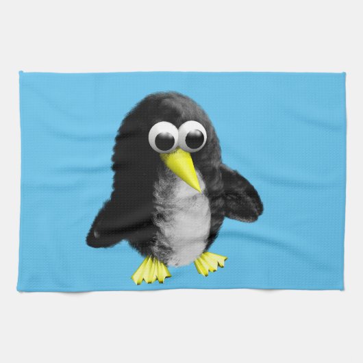 Mein Freund, der Pinguin Geschirrtuch (Horizontal)