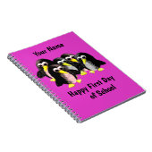 Mein Freund der Pinguin, Personalisiert für Kinder Notizblock (Rechte Seite)