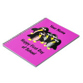 Mein Freund der Pinguin, Personalisiert für Kinder Notizblock (Linke Seite)