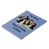 Mein Freund der Pinguin, Personalisiert für Kinder Notizblock (Linke Seite)