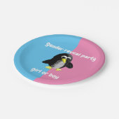Mein Freund, der Pinguin, Personalisiert Pappteller (Schrägansicht)