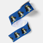 Mein Freund, der Pinguin Satinband (Rückseite)