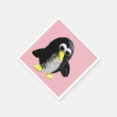 Mein Freund, der Pinguin Serviette (Ecke)