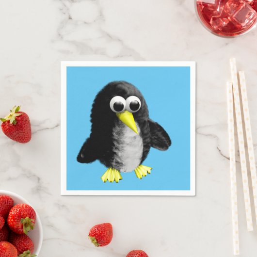 Mein Freund, der Pinguin Serviette (Beispiel)