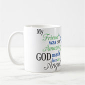 Mein Freund ein Engel - Gallenwegskrebs Kaffeetasse (Links)