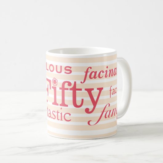 Mein Freund fabelhaft fünfzig (Tasse) Kaffeetasse (VorderseiteRechts)