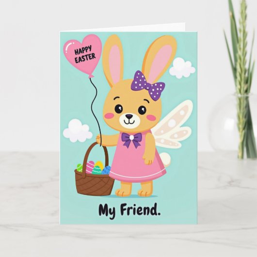 Mein Freund, frohe Frühlingsgrüße Karte (Vorderseite)