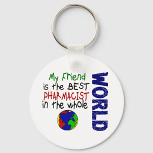 Mein Freund ist der beste Apotheker der Welt Schlüsselanhänger