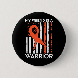Mein Freund ist ein Krieger-Crps-Bewusstsein Monat Button