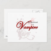 Mein Freund ist ein Vampir Postkarte (Vorne/Hinten)