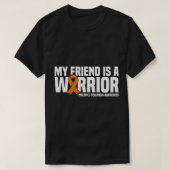 Mein Freund ist ein Warrior MS Multiple Sklerose A T-Shirt (Design vorne)