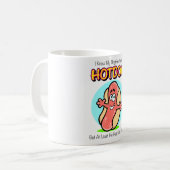 Mein Freund ist eine Würstchen-Tasse Kaffeetasse (Vorderseite Links)