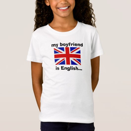 mein Freund ist… englisch T-Shirt (Vorderseite)
