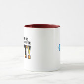 Mein Freund ist wie mein Kaffee… HEISS! Tasse (Zentrum)