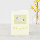 Mein Freund Karte (Gelbe Blume)
