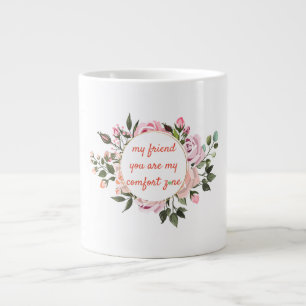Mein Freund Kranz Freundschaftszitat Jumbo-Tasse