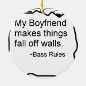 Mein Freund macht Sachen fallen weg von den Keramik Ornament (Hinten)