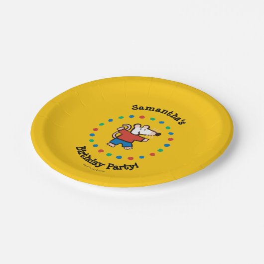 Mein Freund Maisy Birthday Pappteller (Schrägansicht)