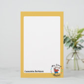 Mein Freund Maisy Colorful Circle Design Briefpapier (Stehend Vorderseite)