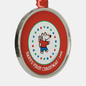 Mein Freund Maisy Silbernes Ornament (Rechts)