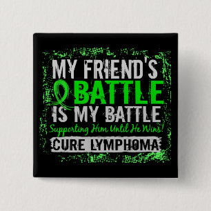 Mein Freund-Mann des Kampf-Lymphom-zu 2 Button