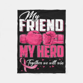 Mein Freund mein Held zusammen gewinnen wir Breast Fleecedecke