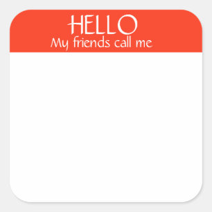 Mein Freund Name Tag Aufkleber Abzeichen Funny Par