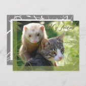 Mein Freund Postkarte (Vorne/Hinten)
