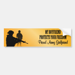 Mein Freund schützen Ihre Freiheit (Armee-Freundi Autoaufkleber