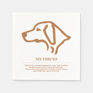 Mein Freund Serviette