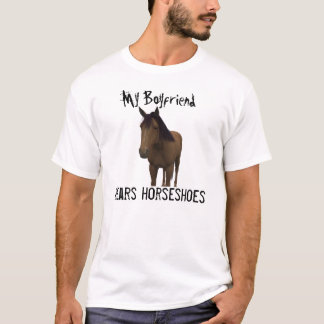 Mein Freund trägt Hufeisen - Brown/Leber T-Shirt