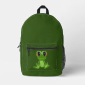 Mein Freund von Green Frog Bedruckter Rucksack (Vorderseite)