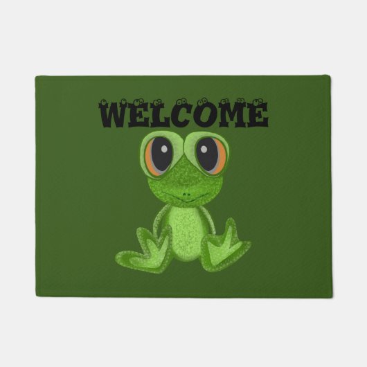 Mein Freund von Green Frog Fußmatte (Vorderseite)