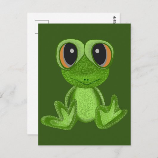 Mein Freund von Green Frog Postkarte (Vorne/Hinten)