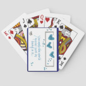 Mein Freund: "You Make the World Special" Spielkarten (Rückseite)