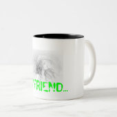 MEIN FREUND. ZWEIFARBIGE TASSE (VorderseiteRechts)