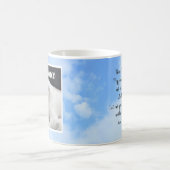 Mein Frieden, den ich dir Bible Verse Dog in Blue Kaffeetasse (Mittel)