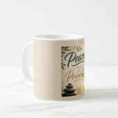 Mein Frieden hat Vorrang Kaffeetasse (Vorderseite Links)