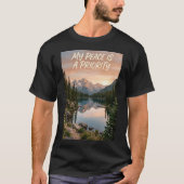Mein Frieden hat Vorrang T-Shirt (Vorderseite)
