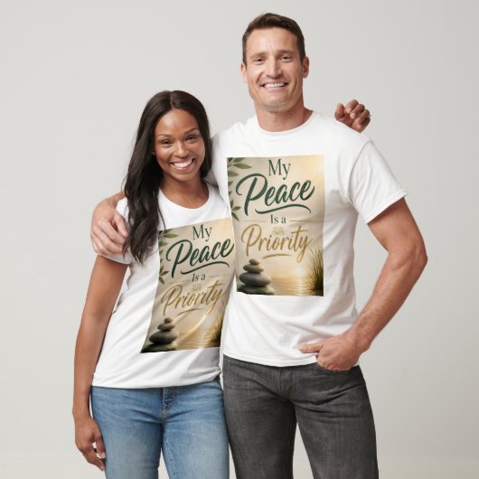 Mein Frieden hat Vorrang T-Shirt (Unisex)