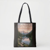 Mein Frieden hat Vorrang Tasche (Vorderseite)