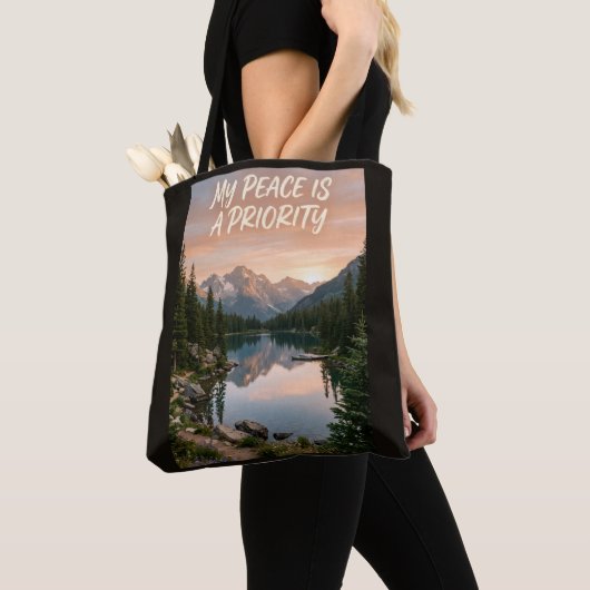 Mein Frieden hat Vorrang Tasche (Von Nahem)