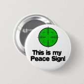 Mein Friedenszeichen! Button (Vorne & Hinten)