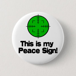 Mein Friedenszeichen! Button