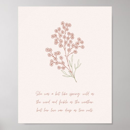 Mein Frühling Poster (Vorne)