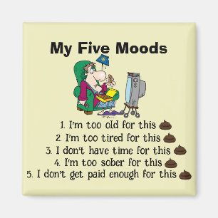 Mein Fünf-Moods-Magnet Magnet
